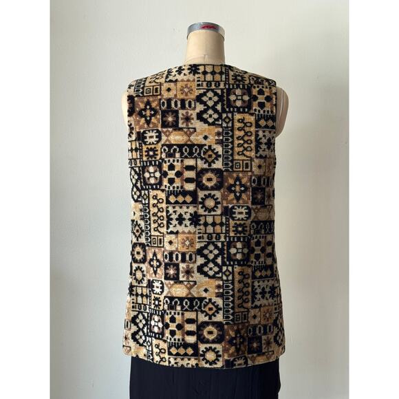 Vintage 1960s Kilim Rug Vest - Picture 3 of 4